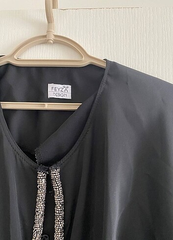 Boncuklu abaya 