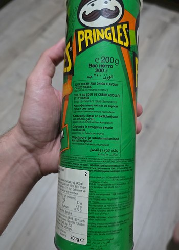 1999 yılına ait Pringles kabı - Görsel 4