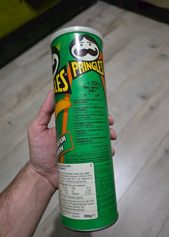 1999 yılına ait Pringles kabı - Görsel 2