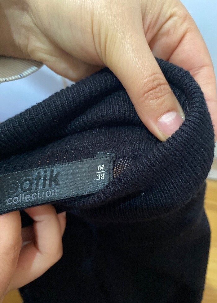 Siyah kazak - Görsel 4