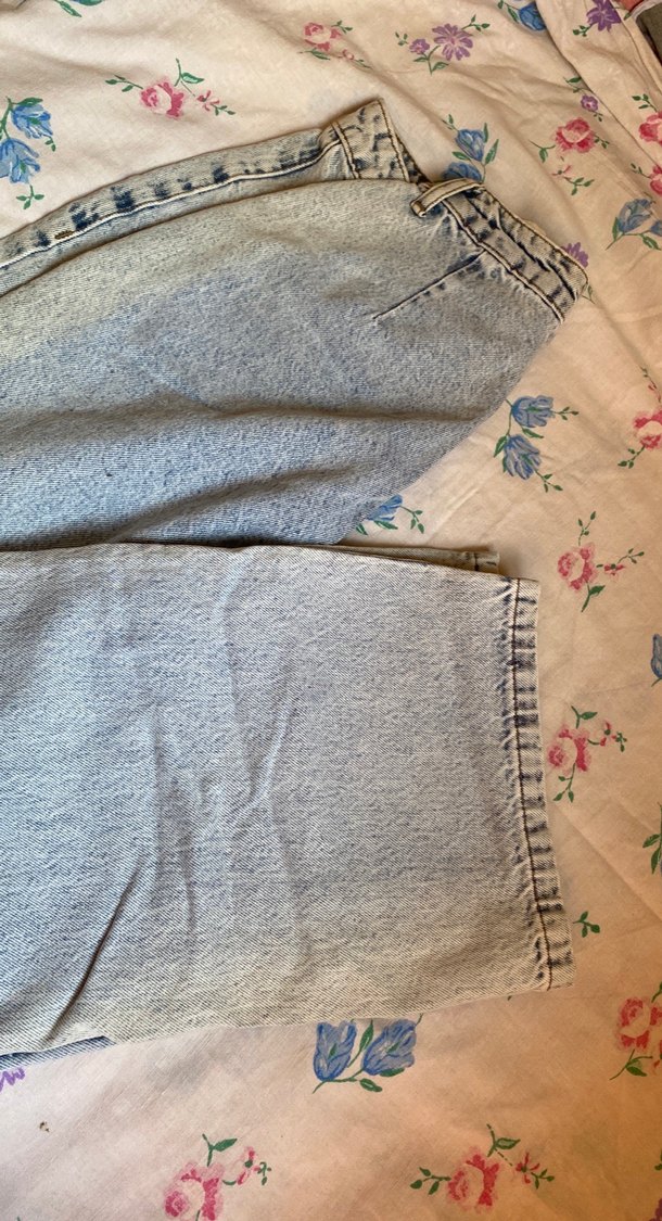 Gri Düğmeli Kadın Denim Pantolon - Görsel 4