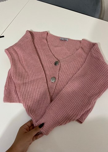 American Retro Crop hırka