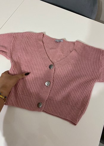 Crop hırka