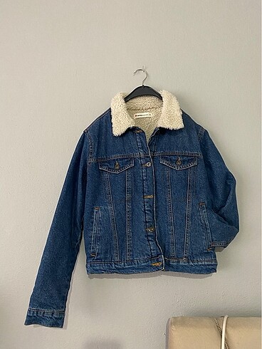 m Beden lacivert Renk Koton oversize kot ceket