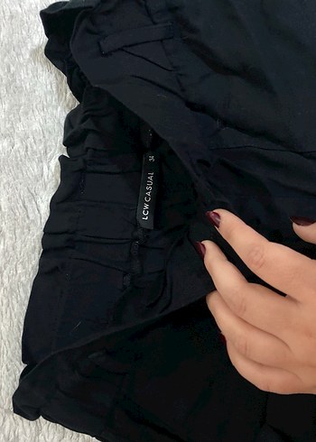 Keten şort - Görsel 2