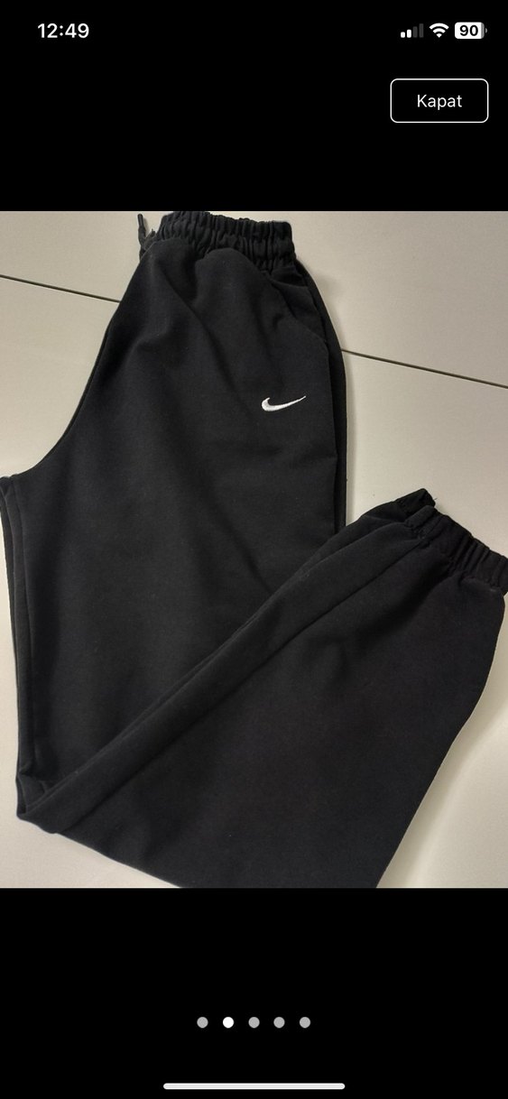 Siyah Kadın Spor Eşofman Altı - Görsel 2