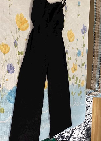 Siyah Askılı Uzun Tulum - Görsel 4