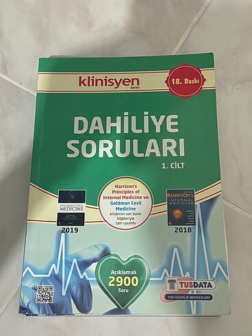 Klinisyen Dahiliye 18. Baskı Temiz/2 cilt Sıfır