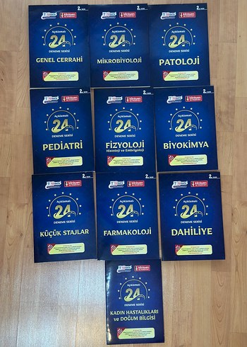 24 DENEME KLİNİSYEN Sıfır Kapağı Açılmadı