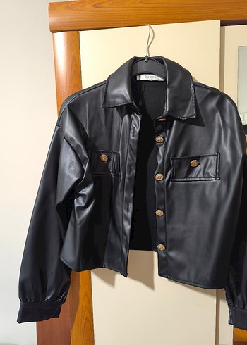 Etik Desenli Siyah Midi yağmurluk - Görsel 3