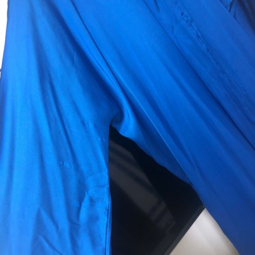 Püsküllü Mavi Uzun Kadın Abiye - Görsel 4