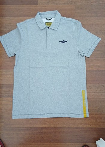 Gri Erkek Kısa Kollu Polo Tişört