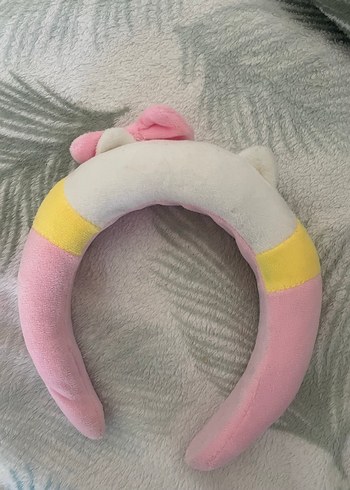 Pembe Nakışlı Peluş Kız Çocuk Taç - Görsel 2