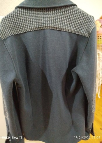 Düğmeli Gri Erkek Uzun Kollu Gömlek - Görsel 2