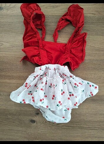 HelloBaby Kirazlı tulum 