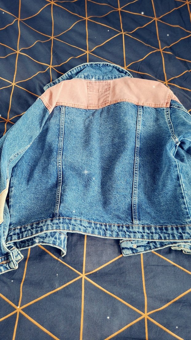 12 13 yas Düğmeli Kot Ceket - Görsel 2