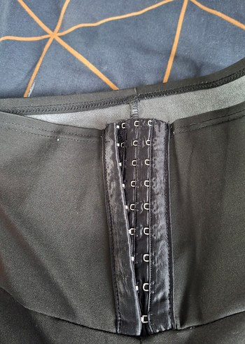 Fermuarlı Gri Kadın termal Tayt - Görsel 2