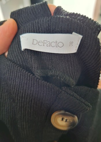 Düğmeli Bohem Siyah  Salopet - Görsel 2