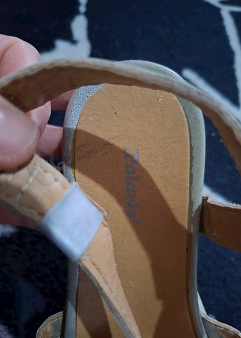 Bej cocuk Dolgu Topuk Sandalet - Görsel 3