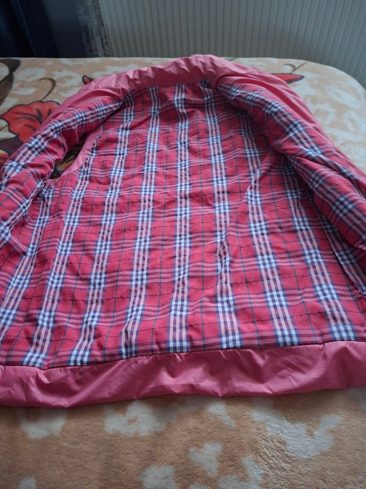 Kız Çocuk Pembe Fermuarlı İnce Yelek - Görsel 2