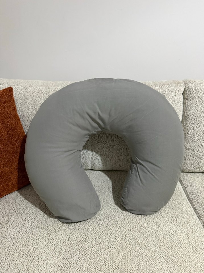 İkea Gri Desensiz Emzirme Yastığı - Görsel 2