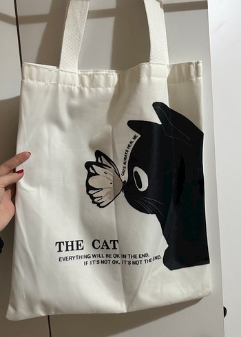 Beyaz Baskılı Kadın Omuz Çantası - Görsel 2