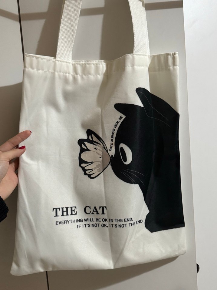 Beyaz Baskılı Kadın Omuz Çantası - Görsel 2