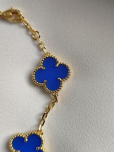Van Cleef & Arpels Van Cleef Mavi Yonca Bileklik