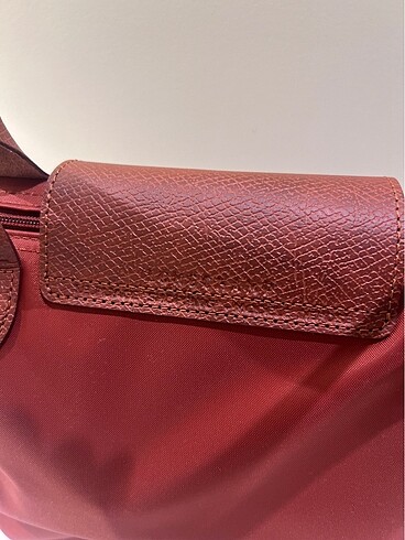 Beden bordo Renk longchamp le pliage small orijinal kiremit rengi