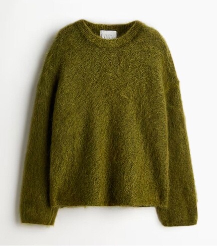 H&M Tiftik Karışımlı Oversize Kazak