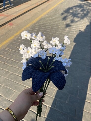 Amigurumi Orgu Cicek Buketi???????? - Görsel 3