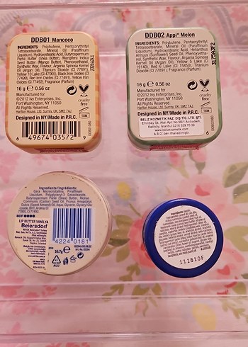 NIVEA ve Fresco Lip Butter & Lip Gelato Seti 
blistex - Görsel 5