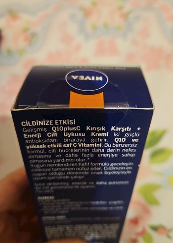 Nivea Q10 Plus C Kırışık Karşıtı Cilt Uyku Kremi 40ml - Görsel 5