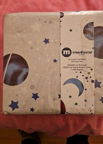 Mavihome Ay Temalı Tek Kişilik Nevresim Seti - Görsel 2