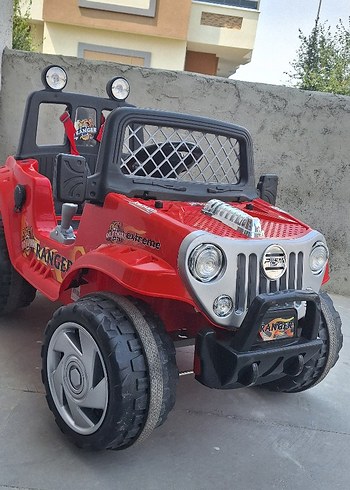 Kırmızı Elektrikli Binici Araba - Görsel 6