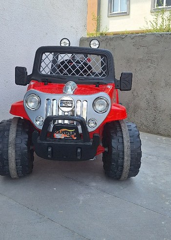 Kırmızı Elektrikli Binici Araba - Görsel 5