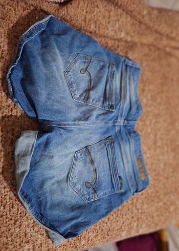 Gevşek Kesim Mini Kadın Denim Şort - Görsel 3