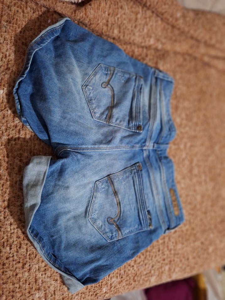 Gevşek Kesim Mini Kadın Denim Şort - Görsel 3