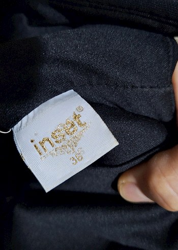 Siyah Uzun Abiye Elbise Kemer Detaylı - Görsel 9