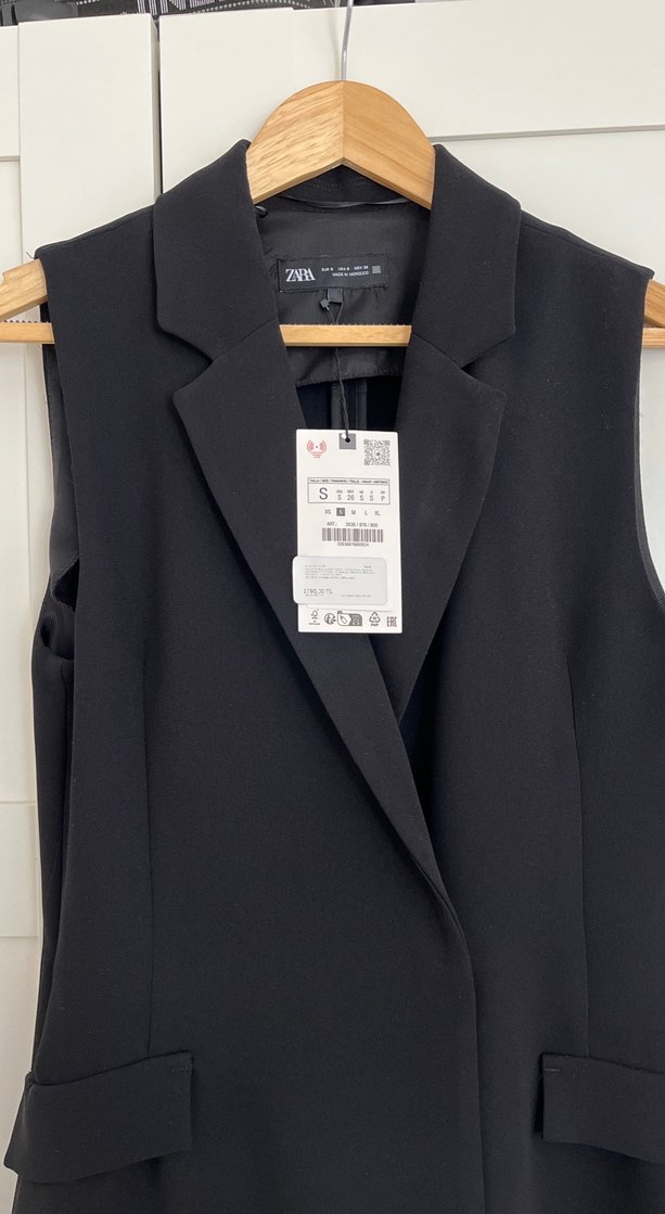 Kadın Siyah Düğmeli kruvaze yaka Midi tulum/şort - Görsel 2