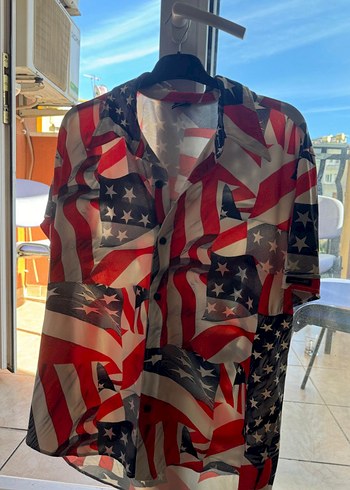 vintage kısa kollu Gömlek - Görsel 2