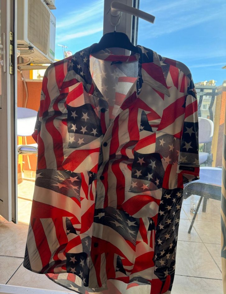 vintage kısa kollu Gömlek - Görsel 2