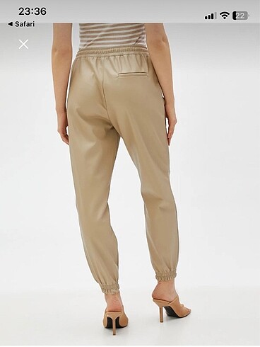 Koton Koton deri Jogger pantolon