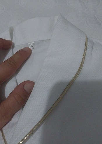 Beyaz Uzun Kollu sünnet Pijamasi Takımı - Görsel 3