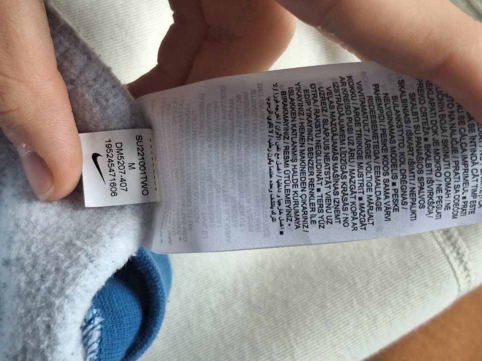 Nike Air Mavi Erkek Sweatshirt - Görsel 3