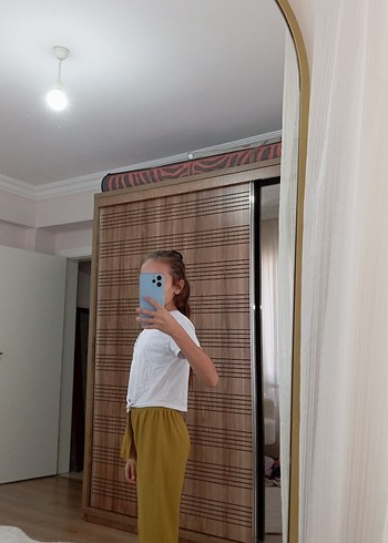 LC Waikiki Kadın Camel Renk Salaş Midi Kumaş Pantolon