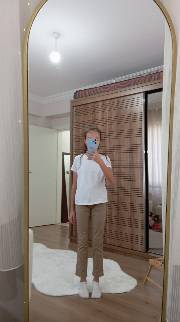 Bej Çocuk Pantolonu - Görsel 2