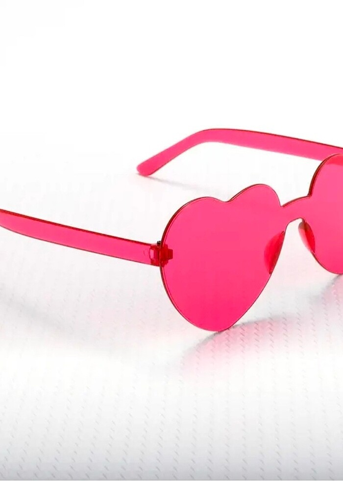 1 Adet Kırmızı Parti Gözlüğü - Görsel 2