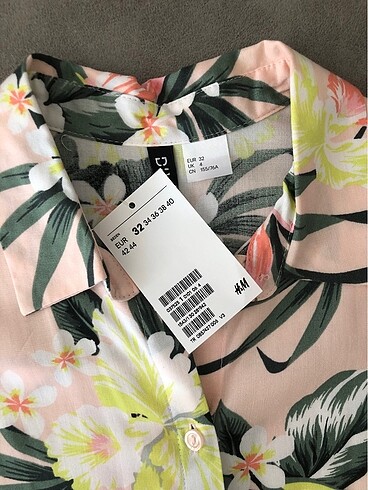 32 Beden H&M kolsuz gömlek