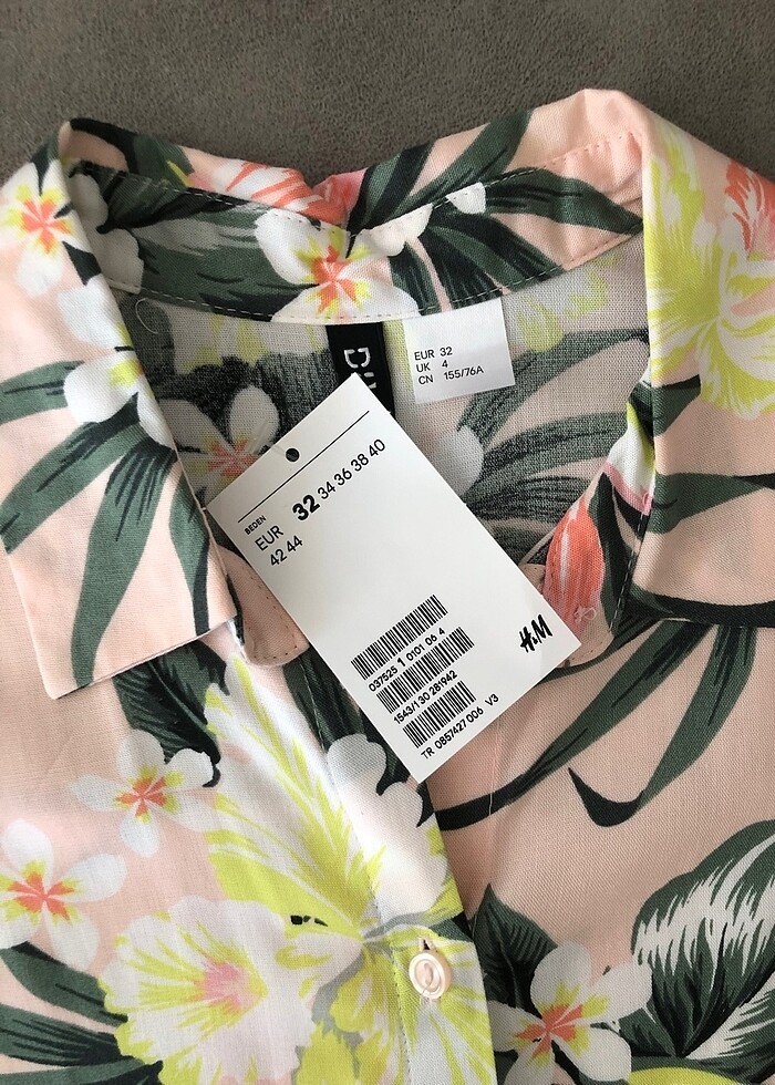 H&M kolsuz gömlek - Görsel 3